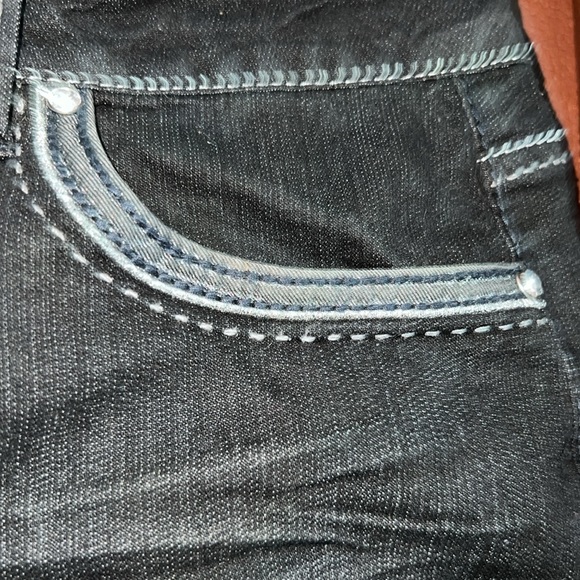 Vintage Cato Jeans with Swarovski style diamonds on pockets. - Picture 4 of 10